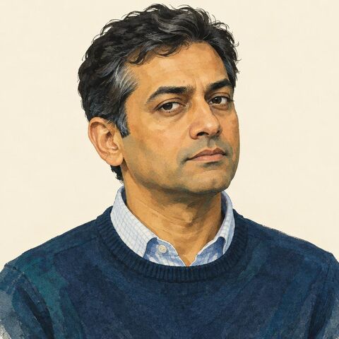 Illustrated portrait of the synthetic persona Upgrade Snob